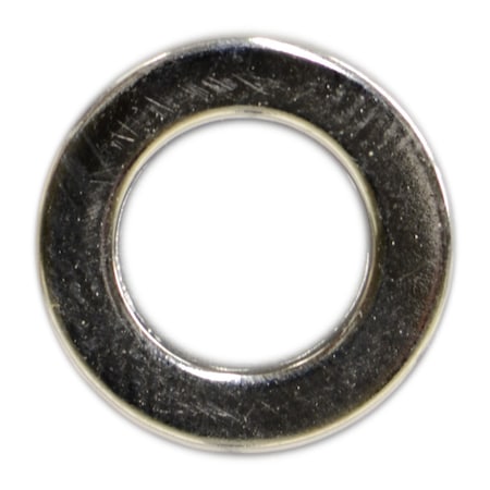 Midwest Fastener Flat Washer, For Screw Size 5/16" , 18-8 Stainless Steel Polished Finish, 12 PK 33463